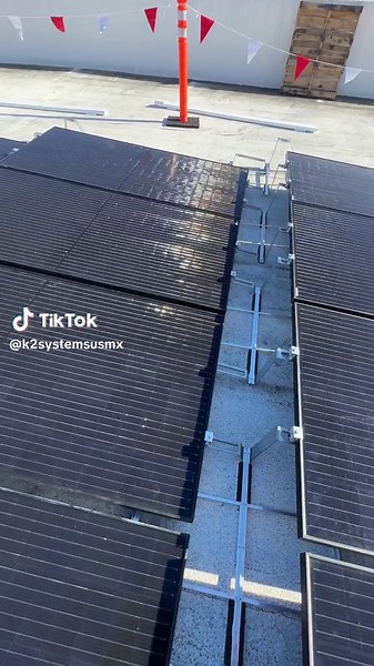 Just a lil install #solar #solarsystem #k2systems #sun