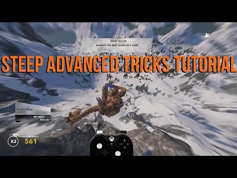 Steep ADVANCED Tricks Tutorial by Flex My Buns