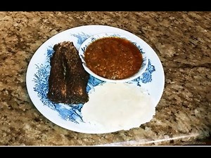 How To Make Sierra Leone Cassava Bread And Fried Fish