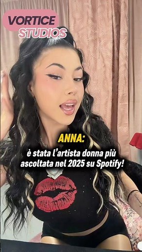 Anna Pepe è stata l’artista donna più ascoltata in Italia su Spotify nel 2025!