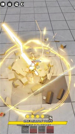 Human Battery (Denki) Very Easy One Shot Combo⚡ - #roblox #heroesbattlegrounds