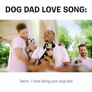 Last month, we rapped for dog moms. This month we slow jam: dog dads, this one's for you. #DogPeopleGetIt #FathersDay To download the song: http://ruv.me/dogdadz4lyfe | BarkBox