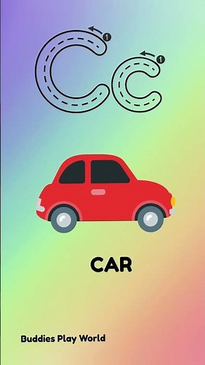 ABC Learning for Kids Letter C Words with Pictures Toddler Flashcards