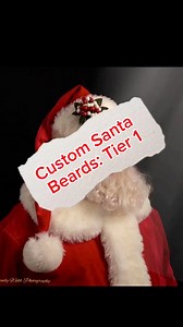 2K views · 25 reactions | Our Santa beards come in FOUR tiers! The tier describes the length and the density. These are tier one beards, our shortest tier. | Custom Wig Company | Facebook