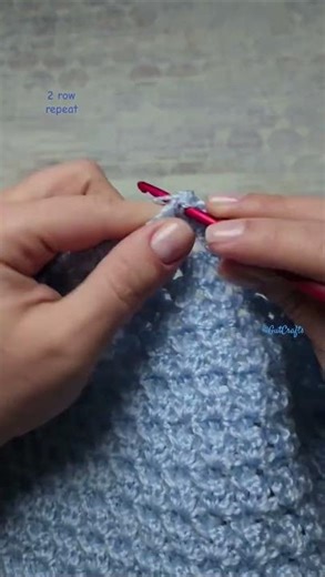 Relief 3D 2 Row Repeat Crochet Pattern | Crochet Blanket #crochettutorial #easycrochet #knitting