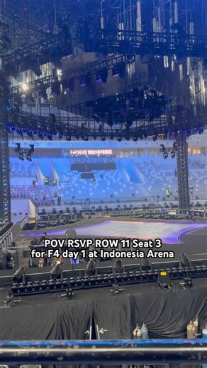 F4 World Tour: POV from RSVP Row 11 seat 3 #f4 #concert