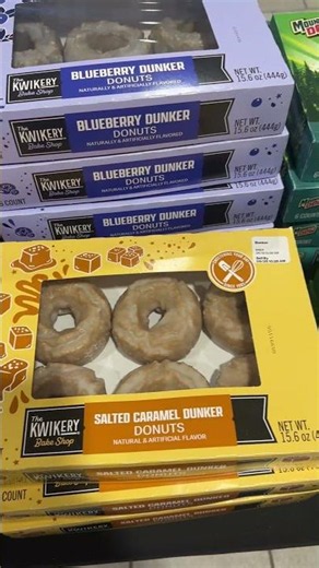Best donuts in the Midwest at Kwik Trip ! Creme, Chocolate, Salted Carmel, Blueberry, & #mtndew