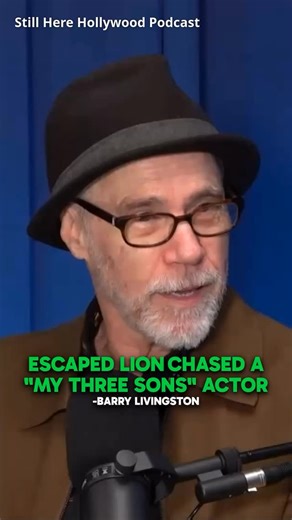 Escaped Lion Chased a “My Three Sons” Actor. -Barry Livingston (Ernie) #barrylivingston @stillherehwood @stevekmetko @jimlichtenstein @stillherenetwork #mythreesons | Still Here Hollywood Podcast
