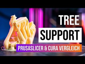 Schneller drucken mit Tree Support Prusaslicer & Cura