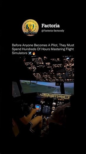 How Pilots Train: 100s of Hours in Simulators Before Real Jets! ✈️🔥