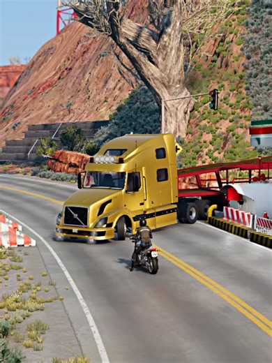 Realistic Highway Car Crashes