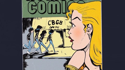 Ramones Cartoon Sheena Is A Punk Rocker