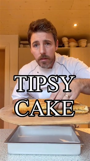 TIPSY CAKE ☘️ You can find all details about this in the full version on the YouTube channel folks 👌🏻😊 I made it a little kid friendly but just add more rum if you like 😉 YouTube version - https://youtu.be/183De5Ymwhw Have a nice evening! All the best Chris - Your Irish Baker Abroad 👨🏻‍🍳🇮🇪 | Irish Baker Abroad