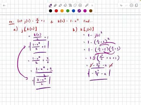 Composite Functions (Algebra II / Pre-Calculus)