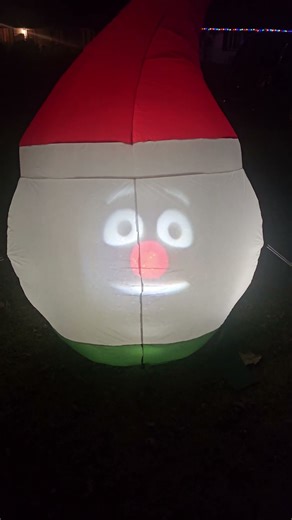 Inflatable Mr.Chill Joke Mode Silly Comedian Snowman Animate 3D Christmas