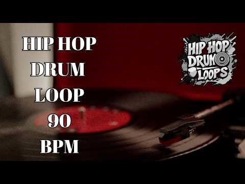 90 BPM Hip Hop Drum Loop | Soulful Sample Ready