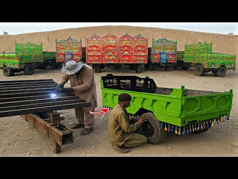 How a Heavy Duty Hydraulic Jack Trolley Is Built in Local Workshop || Welding & Fabrication process