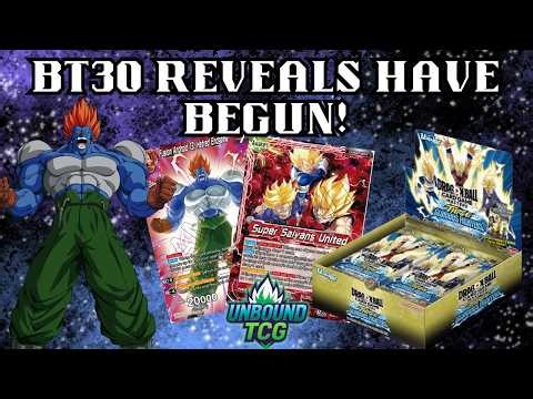 BT30 Reveals Have Begun! New Super Saiyan Trio is here! | DBSCG Three Glorious Fighters