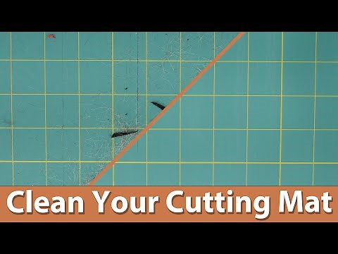 How to Clean Your Cutting Mat - Maintenance