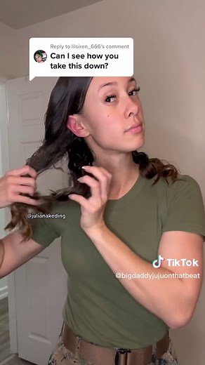 Long Hair Marine Corps Female's Take Down Breaks Hearts 💔