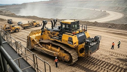 530K views · 3.4K reactions | Komatsu Super Dozer - open-pit mining site | Under Review | Facebook