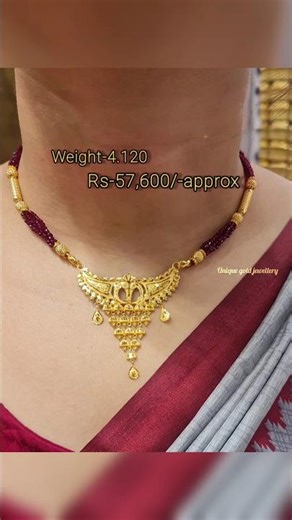 Latest mangalsutra gold pendant design #gold #goldjewellery#shorts#ytshorts #lightweight