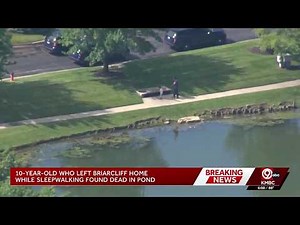 10-year-old who left home while sleepwalking found deceased in pond, police say