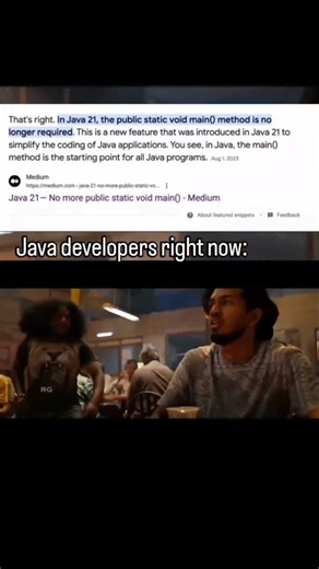 Java Developers Finally Got What They Wanted! ☕🔥 #developer #programming #tech #java #javatutorial