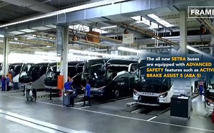 【生产线】全新城市客车 MAN大型工厂内部