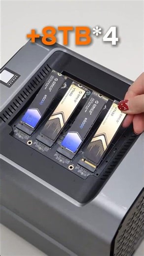 Let’s build a max 198TB private cloud storage together to the beat~#tech #storage #orico #pcbuild