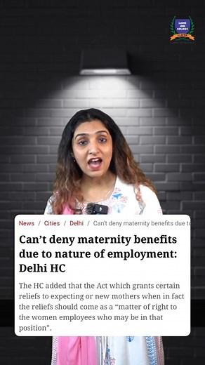 Exploring Maternity Rights & Amendments in India #GenderEquality...