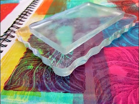 Stamping with the Gelli Arts® Printing Plate!