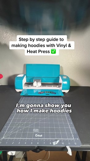 ✅ How to nake Hoodies with your Cricut, and Heat Press! SAVE THIS VIDEO! #howto #diy #clothingbrand #hoodies #fyp #customclothes #smallbusiness