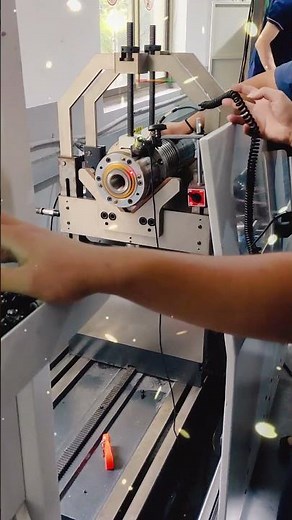 Spindle balance correction done by high-speed spindle dynamic balancing machine - Zero Dynamic.