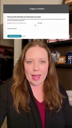 Ancestry Legacy Contact | Formidable Genealogy