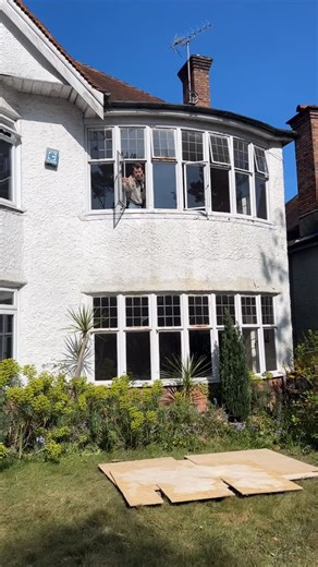 Meg & Miles - Kings Croft Home on Instagram: "We’re going to destroy one of our favourite parts of the house Trust me, we don’t want to! I still need to speak to building control, if you clever lot have any tips or tricks please oh please let us know! What would you do? Lots of love, Meg companies we had out to #renovation #crittalwindows #originalfeatures #destroyingoldhomes"