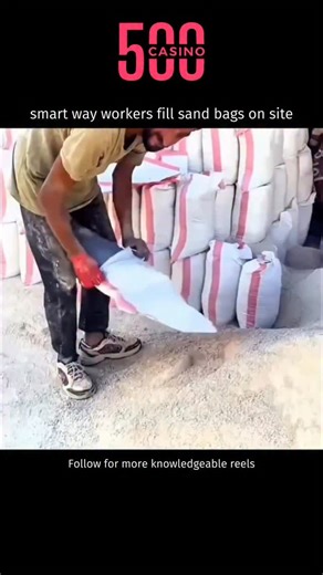 explainer Area on Instagram: "On construction sites, workers often rely on simple, time-saving tricks to fill sand and M-sand bags 🏗️. One common method uses a pipe section as a funnel ⬇️, directing sand neatly into the bag with minimal spillage 🏖️. Another uses a bucket 🪣 to scoop and pour. These straightforward techniques show how traditional methods remain efficient ✅, cost-effective 💰, and practical 👷‍♂️ in fast-paced construction work. Dm for credits or removals. #reach #workers #fills