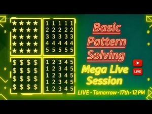 ⭐ 🔥 Square, Star & Number Pattern Solving Tutorial | Live with‪@ImSidharthT‬malayalam#livestreaming