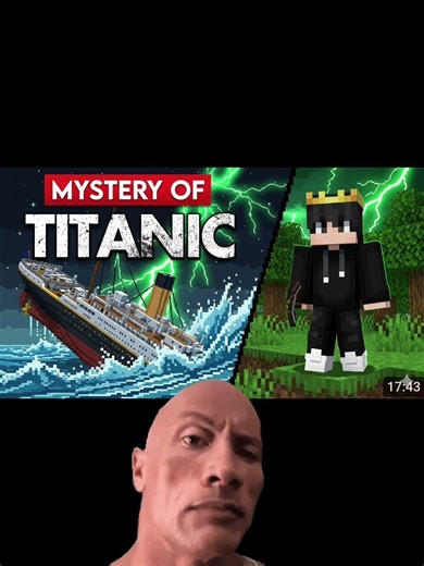 I make titanic mystery in Minecraft #support