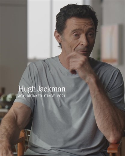 AG1 is the morning ritual Hugh Jackman relies on to balance busy days. | AG1 by Athletic Greens