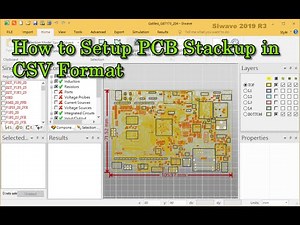 How to Setup PCB Stackup in CSV Format