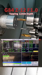 9.7K views · 71 reactions | How to Tap M20 Threads with G84 on SL-X...