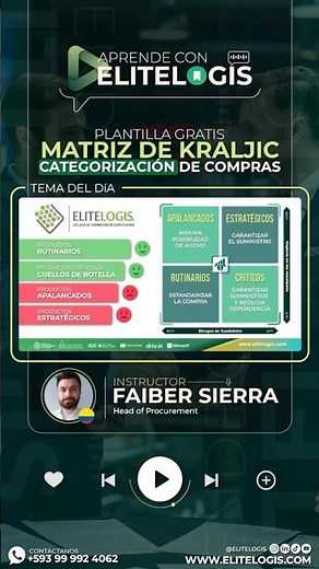 Matriz De Kraljic Categorización De Compras ➕ Plantilla Gratis