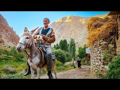 Tajikistan Mountainous Village | Simple Life in Nature's Beauty