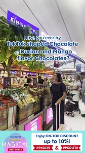TukTuk shaped chocolate or Dried Mango ? 省 Discover the art of...