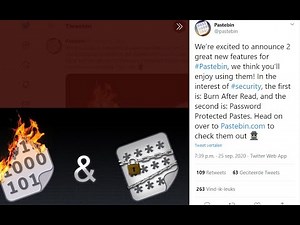 PasteBin: Burn After Read and Password Protected Pastes