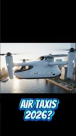 eVTOL Air Taxi Test Flight — Future Urban Mobility in 8 Seconds #Shorts