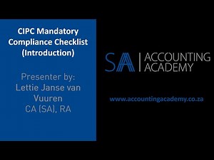 CIPC Mandatory Compliance Checklist (Introduction)