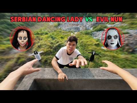 SERBIAN DANCING LADY VS EVIL NUN ESCAPE 4.0 | HORROR VIDEO | HORROR POV