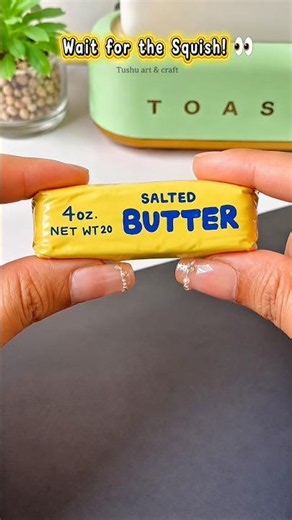 Viral mini Butter Squishy with Nano Tape! 🤯 DIY Taba Squishy Tutorial #diy #squishy #diysquishy